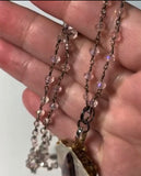 Tiffany Stone Antler Pendant Necklace